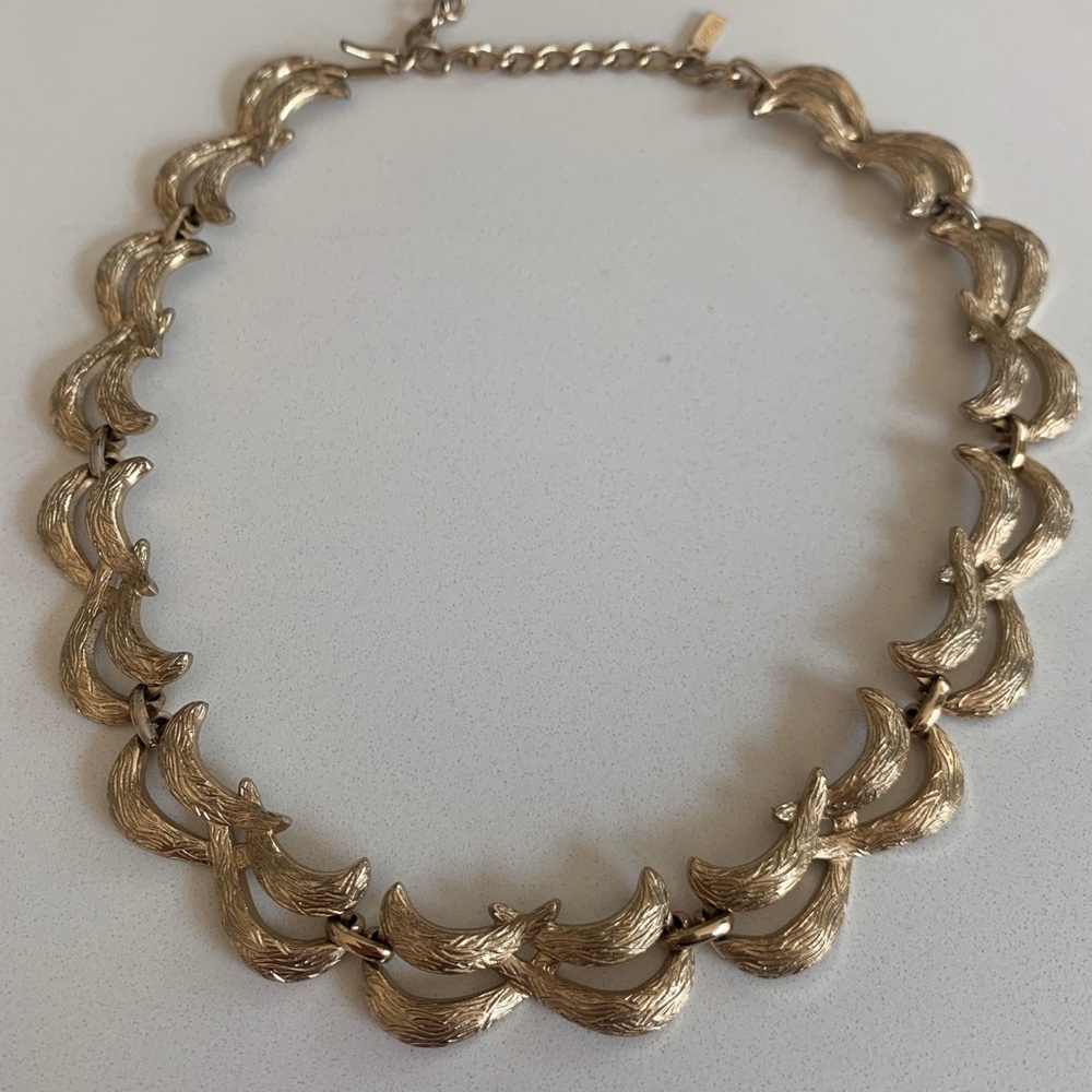 Estate find vintage, gold Monet choker.
